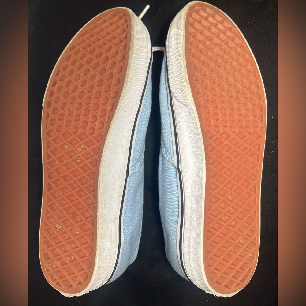 Vans Low Tops Shoes Lot of 2- Pink & Blue - Women’s Size 8.5 & Men’s Size 7 - Picture 5 of 16